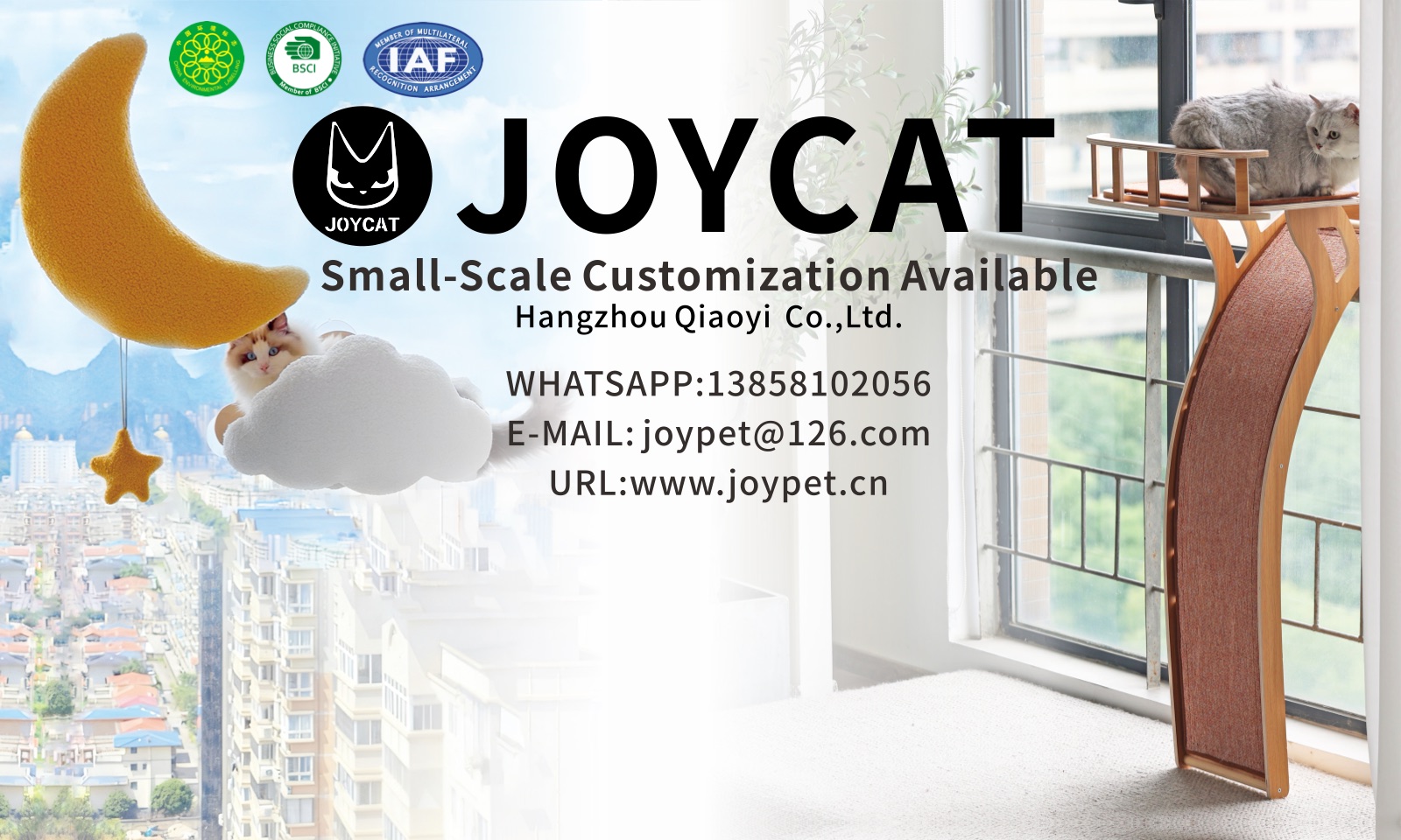 JoyPet Interzoo 2026 cat furniture booth visual